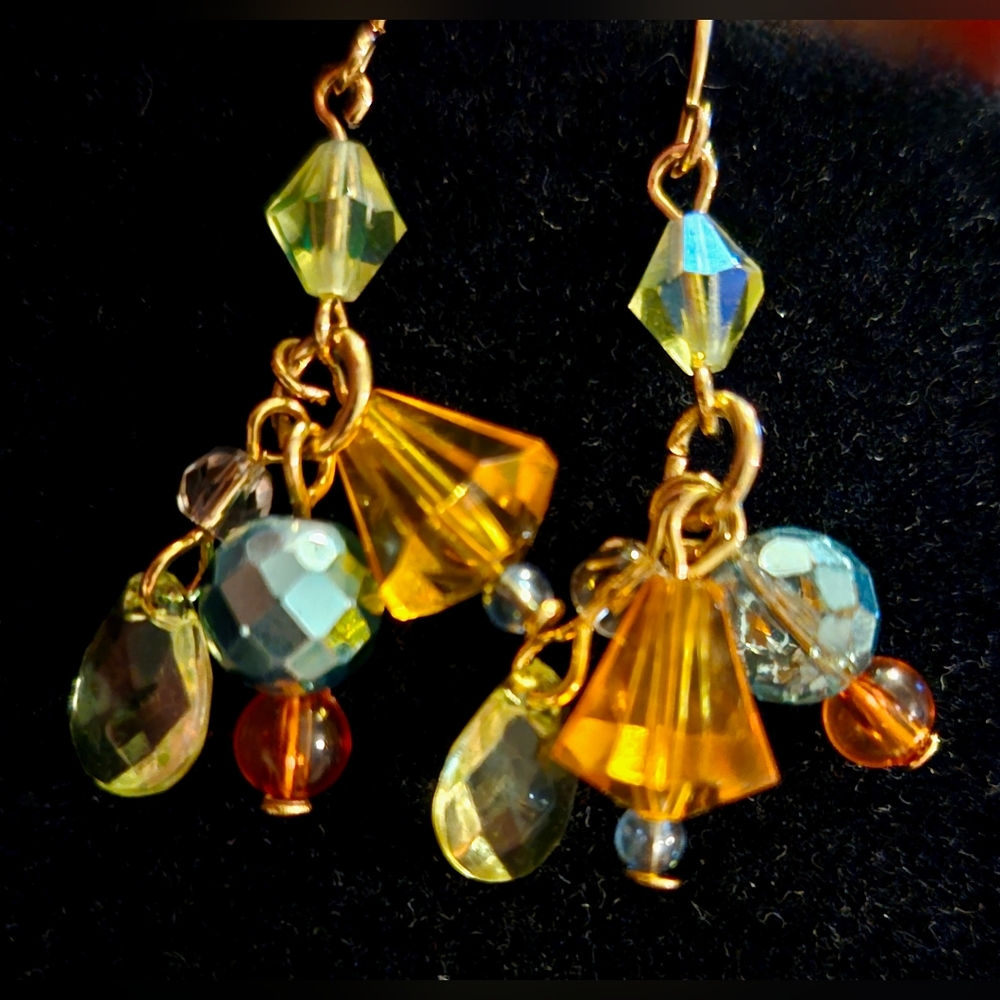 Vintage Premier Designs "Tutti Frutti" Earring & Necklace Set (in original box) - Picture 6 of 8
